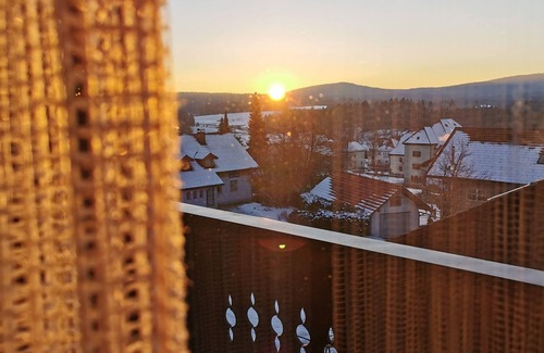 Haidmuhle Apartment | Haus Haidweg Wohnung 5 - 3 Zimmer, ca. 90 qm für 2-6 Personen im Dachgeschoss mit Balkon und großer Dachterrasse