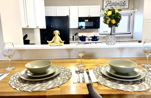 Coralville Apartment | Hello Louise Patio HuluTV Spacious