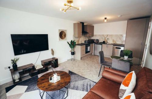 Barrow-on-Trent Apartment | Hen & Chickens Luxury Apartments, Free Parking, By DerBnB