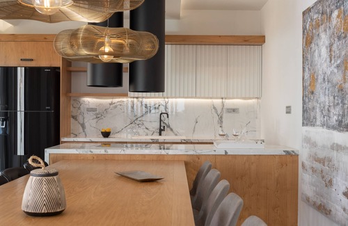 Skaleta Villa | Hermes Grand Luxury Beachfront Villa & Spa-Private Beach, Turkish Hammam & Sauna