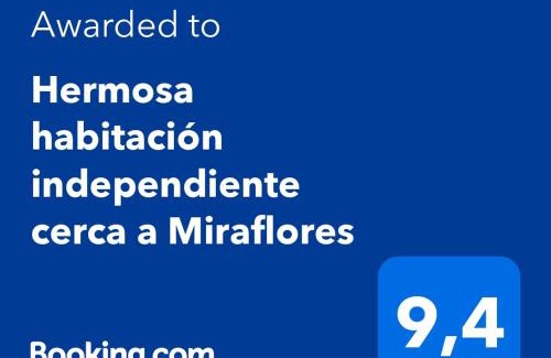 Magdalena del Mar House | Hermosa habitación independiente cerca a Miraflores