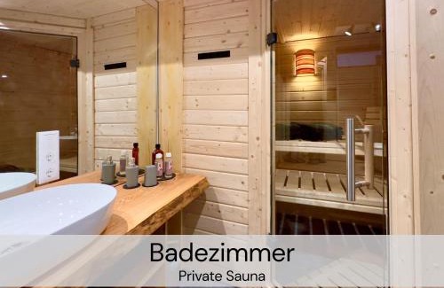 Buhlau Apartment | HexenburgbeiDresden 3 Zimmer Architektengaleriewohnung mit eigener Sauna, 2 Kaminen - Nähe Sächsische Schweiz Dresden