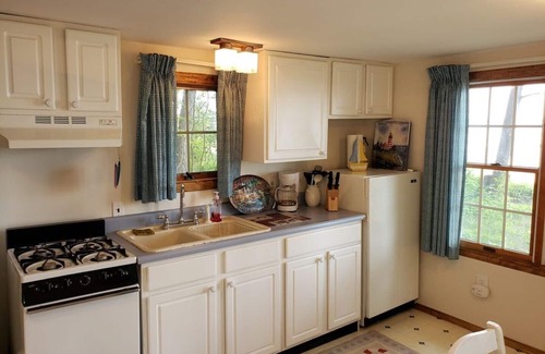 Higgins Lake House | Higgins Lakefront Cozy Beach House with Private Boat Mooring Onsite - Brass Bell