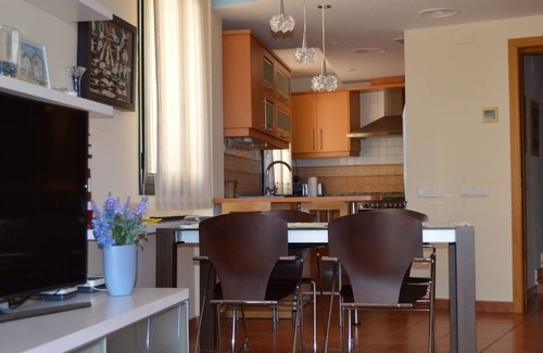 Torredembarra Apartment | HIGH STANDING DUPLEX SEA 1st LINE gym and heated pool