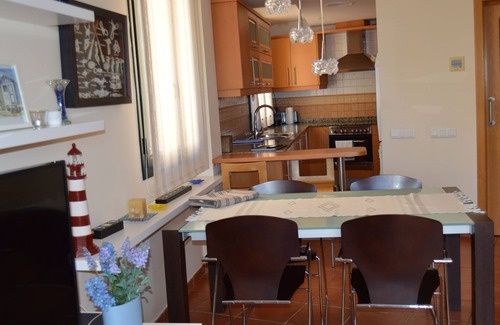 Torredembarra Apartment | HIGH STANDING DUPLEX SEA 1st LINE gym and heated pool