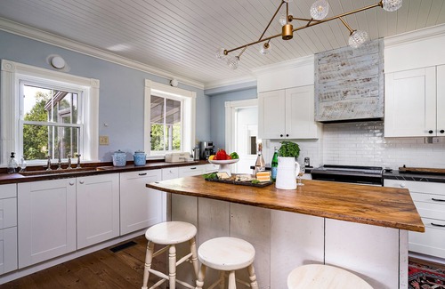 Grey Highlands House | Historic Farmhouse with Pool, Hot Tub, Outdoor Shower, Stream,Barn, on 100 Acres