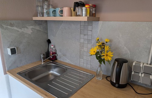 Oppenreute RV Rental | 'Hof Zürnens Oase' with Mountain View, Private Terrace and Wi-Fi