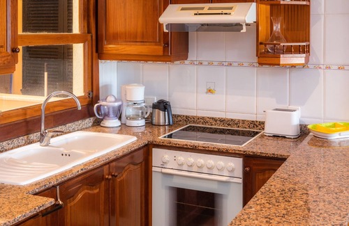 Es Pelats Apartment | Holiday "Apartment Maritim" with Sea View, Mountain View, Wi-Fi & Terrace