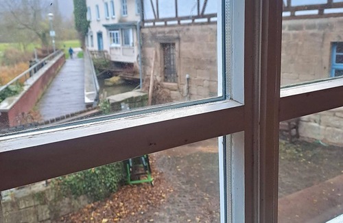 Bad Sooden-Allendorf House | Holiday Home 'Tiny House An Der Werra' with Private Terrace, Wi-Fi and Air Conditioning