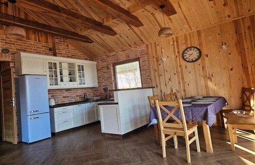 Szczecinek House | Holiday Home by Lake Wierzchowo with Private Beach