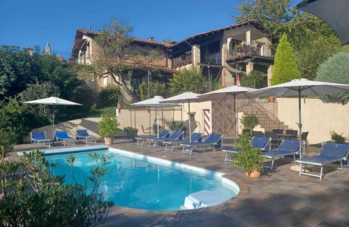 Bastia Mondovi Villa | Holiday Home in Langhe with Pool and Terrace