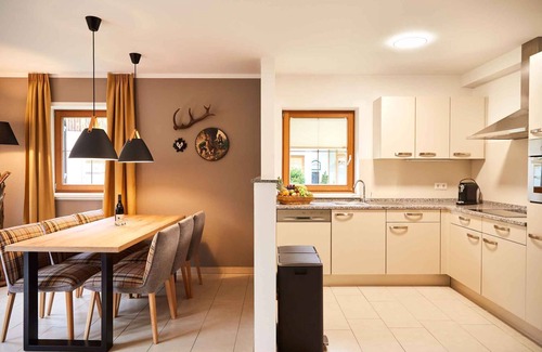 Obertraun House | Holiday home with indoor pool, spa, children's playground and a private sauna in the holiday village