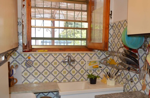 Torre del Pozzo House | Holiday home with sea view on the beach of Is Arenas and Torre del Pozzo 300 meters from the sea sho