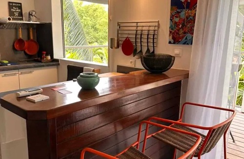 Petit-Bourg Apartment | Homerez - Cozy Studio in Petit-Bourg with Terrace 30 m²