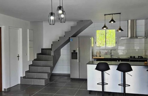 Bas Vent House | Homerez - Spacious House in Deshaies with Shared Pool