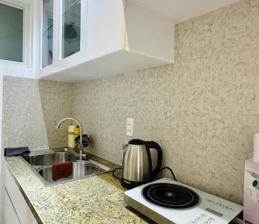 Long Xuyen Apartment | Homestay Máy chiếu vs Ban công ngắm thành phố - Marina Plaza