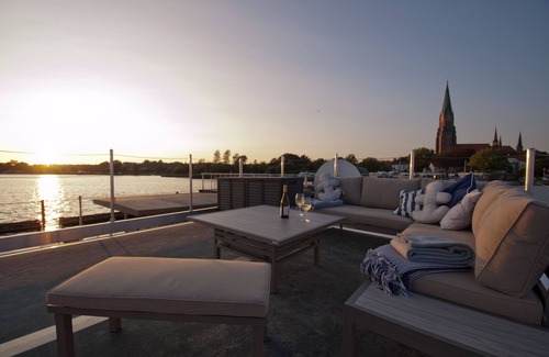 Schleswig Boat Rental | Houseboat Moin Madita with exclusive mooring on the Schlei