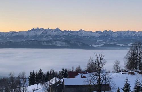 Huba House | Huba 59, domek w Gorcach z pięknym widokiem na Tatry i Jezioro Czorsztyńskie