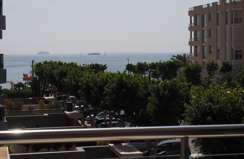 Playa d'en Bossa Apartment | Ibiza Beach 3Bedroom Apartment, wi-fi, balcony with sea view