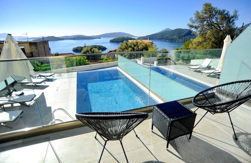 Perigiali Villa | Impressive Sea View Lefkada Villa | 2 Bedrooms | Villa Polytelis | Panoramic.