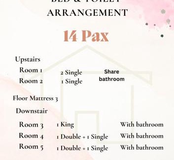 Taman Lapangan Terbang House | Ipoh Mansion House 21 by Verve (14pax) EECH74