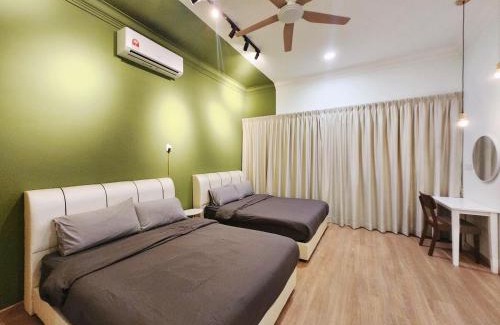 Pasir Puteh Baharu House | Ipoh pasir puteh vibrant home 4br 15 pax