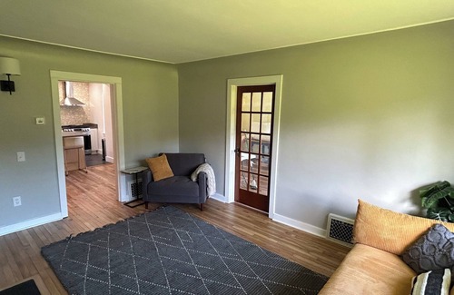 Eveline Township Cottage | Ironton Stone Cottage, walk to Lake Charlevoix beach.