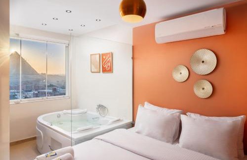 Al Haram Apartment | Jacuzzi Studio By The Historic Pyramids Apt5