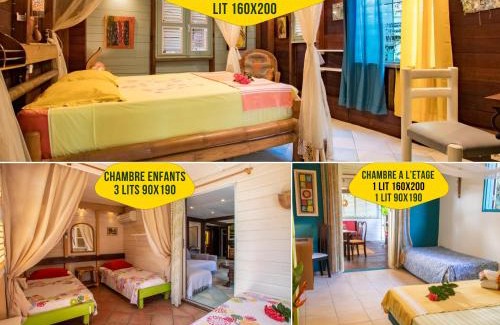 Lamentin House | Jaden Kreyol - Gîte rural central 4 à 8 pers avec spa