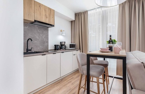 Mielno Apartment | Jantaris A18 | Studio by the Beach | A/C | Balcony