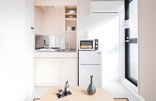 Higashinippori Hotel | JR Nippori 5min | 5F New Private Room | Kitchen, Wi-Fi, Washer | Promo Rate R502