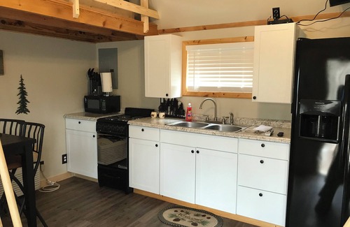 Lejunior Cabin | Judy's Place - 1BR, 1 Bath w/Q, K, and Twin bed. Full kitchen.