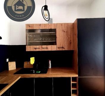 Pruszkow Apartment | JUNA - nowoczesny apartament w centrum z widokiem na park