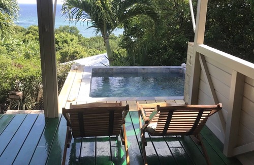Capesterre-de-Marie-Galante House | Kaz a Math Charming bungalow with sea view and swimming pool