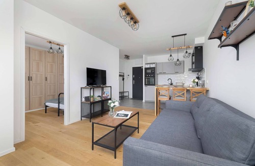 Podgorze Apartment | Klimeckiego 8 | Krakow | Functional Apartment | Parking | Balcony