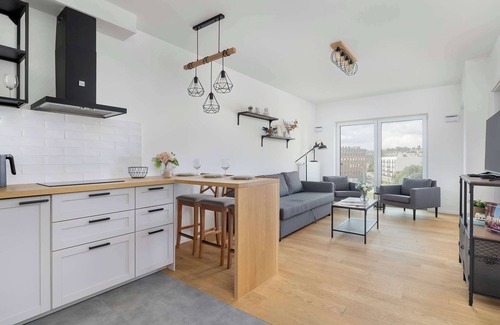 Podgorze Apartment | Klimeckiego 8 | Krakow | Functional Apartment | Parking | Balcony