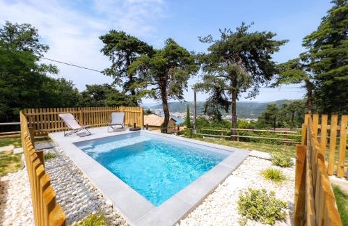Ozon Villa | La BOOA - Écolodge en Ardèche - Piscine privée - Ecolodgîte