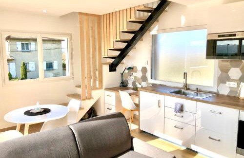 Ternay Apartment | La Parenthèse Balnéo T2 Cosy de 40m² avec terrasse