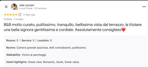 Calitri Bed & Breakfast | La Vista