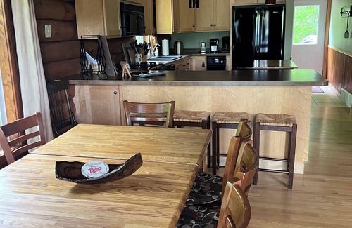 Richwood Cabin | Lake Cabin with Private Sandy Beach on Beautiful Big Sugarbush Lake