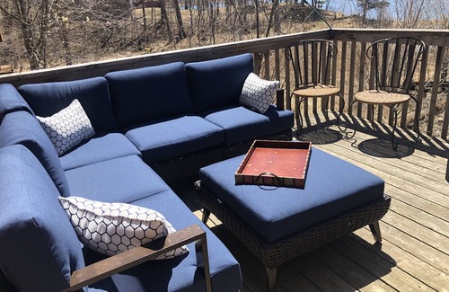 Richwood Cabin | Lake Cabin with Private Sandy Beach on Beautiful Big Sugarbush Lake