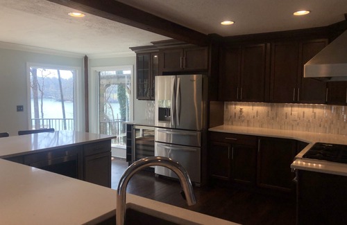 Flowery Branch House | Lake Front, Dock, Tennis Courts, Pool, Hot Tub, Gated, Oasis