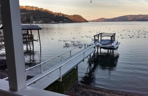 Clear Lake House | Lake Front Property With Million Dollar Views With Private Beach and Dock