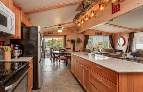 Zimmerman House | Lake home getaway with private beach on Lake Fremont. 45 min. to Minneapolis!