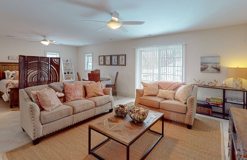 Miller Beach House | Lake-view home one block from the beach with deck, patio, & washer/dryer