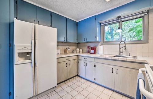 Curtis Township House | Lakefront Hideaway w/Dock, Kayaks, Fire Pit!