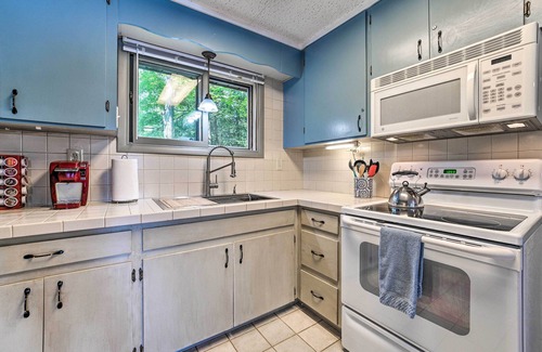 Curtis Township House | Lakefront Hideaway w/Dock, Kayaks, Fire Pit!