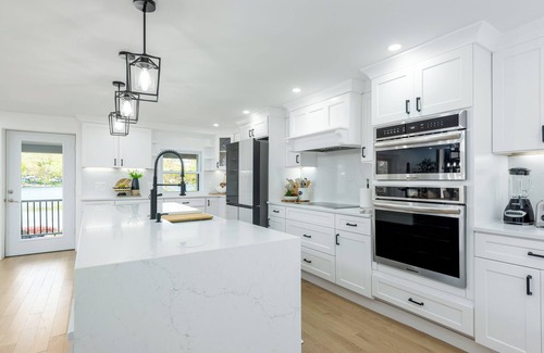 Coventry Lake House | Lakefront Luxury House, with Kayaks, Fire pit, Game Room and Home Theater!