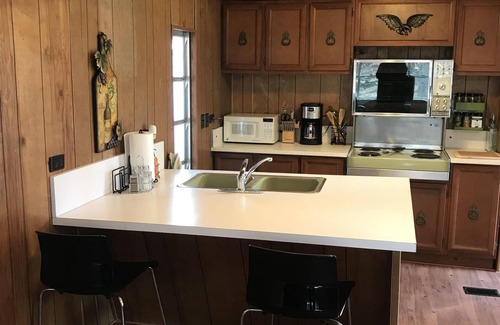 Mayhew House | Lakefront Retreat, new boathouse, gazebo on deep water