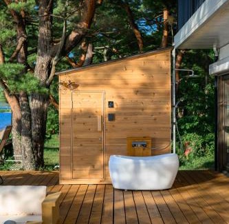 Tenei-mura House | Lakehide Konan - 湖畔の貸別荘 - サウナ使い放題 - 1棟貸切